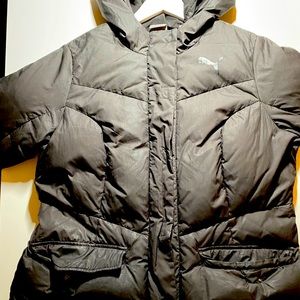 Black down Puma Jacket